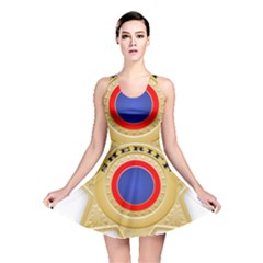 Sheriff S Star Sheriff Star Chief Reversible Skater Dress by Nexatart