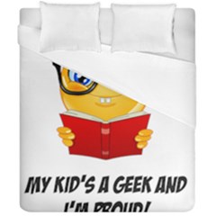 Geek Kid Duvet Cover Double Side (california King Size) by athenastemple