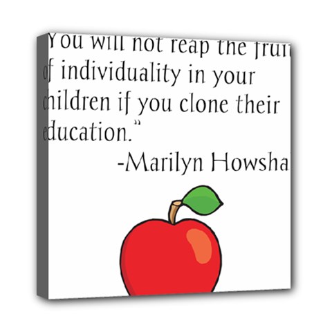 Fruit Of Education Mini Canvas 8  X 8  by athenastemple