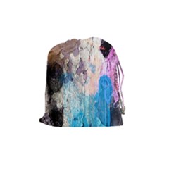 Peelingpaint Drawstring Pouches (medium)  by digitaldivadesigns