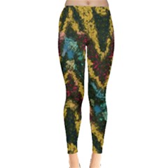 Painted Waves                                                         Leggings by LalyLauraFLM