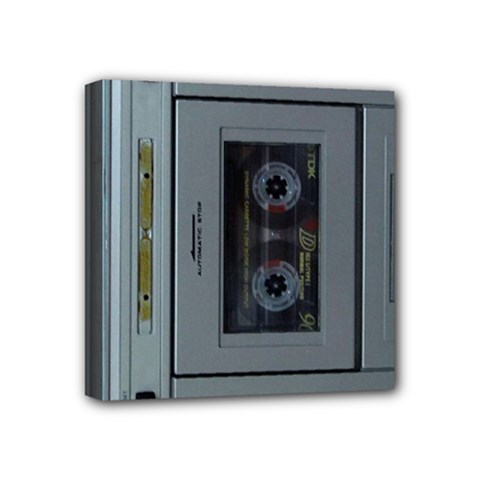 Vintage Tape Recorder Mini Canvas 4  X 4  by Nexatart