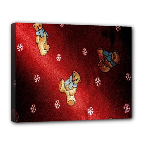 Background Fabric Canvas 14  X 11  by Nexatart