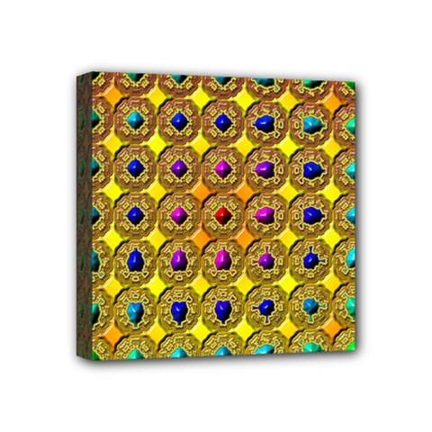 Background Tile Kaleidoscope Mini Canvas 4  X 4  by Nexatart