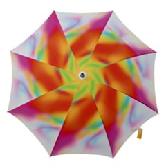 Blur Color Colorful Background Hook Handle Umbrellas (medium) by Nexatart