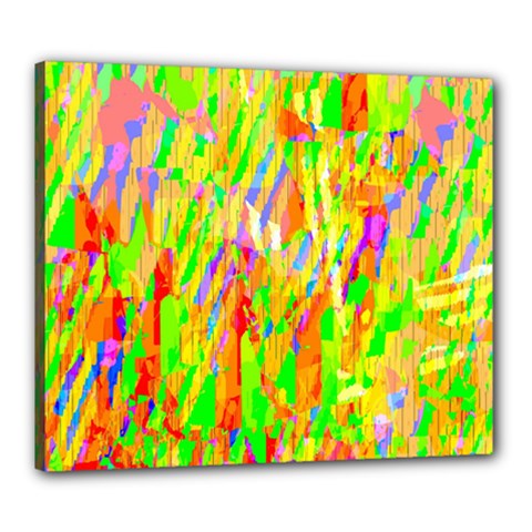 Cheerful Phantasmagoric Pattern Canvas 24  X 20  by Nexatart