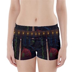 Christmas Xmas Bag Pattern Boyleg Bikini Wrap Bottoms by Nexatart