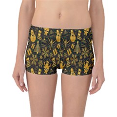 Christmas Background Boyleg Bikini Bottoms by Nexatart
