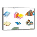 Bookworm Pattern Canvas 18  x 12  View1