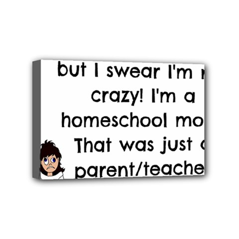 Parentteacher Mini Canvas 6  X 4  by athenastemple