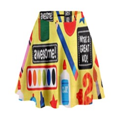 Fabric Cloth Textile Clothing High Waist Skirt by Nexatart