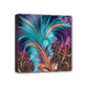 Feather Fractal Artistic Design Mini Canvas 4  x 4  View1