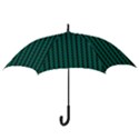Golf Golfer Background Silhouette Hook Handle Umbrellas (Small) View3