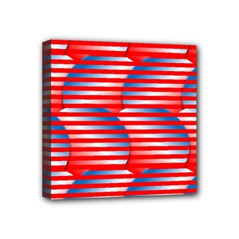 Patriotic  Mini Canvas 4  X 4  by Nexatart