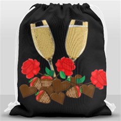Valentine s Day Design Drawstring Bag (large) by Valentinaart