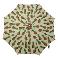Pineapple Wallpaper Pattern Hook Handle Umbrellas (medium) by Nexatart