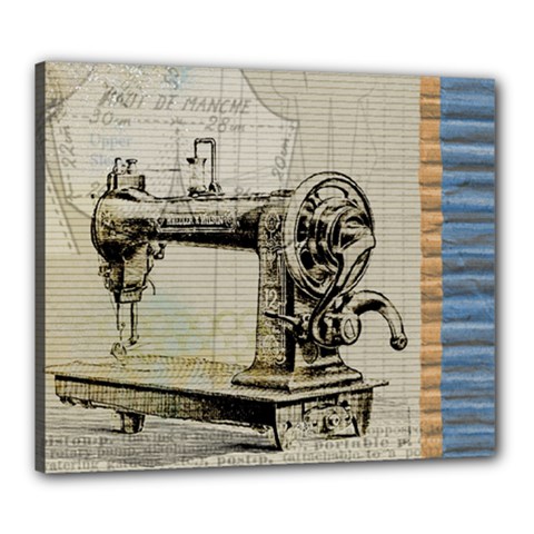 Sewing  Canvas 24  X 20  by Nexatart