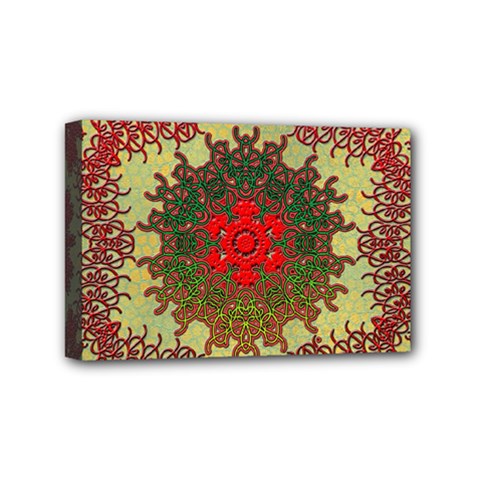 Tile Background Image Color Pattern Mini Canvas 6  X 4  by Nexatart