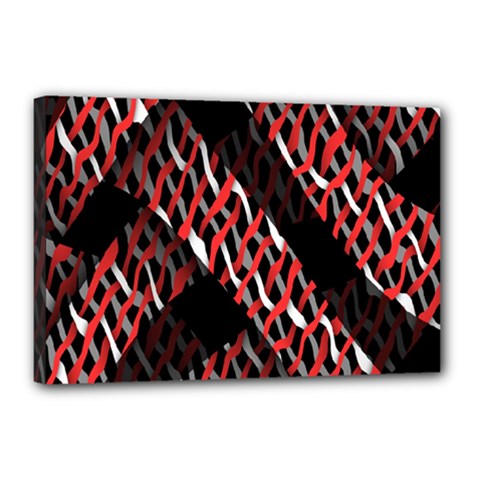 Weave And Knit Pattern Seamless Canvas 18  X 12  by Nexatart