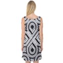 Pattern Tile Seamless Design Sleeveless Satin Nightdress View2