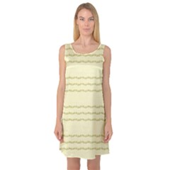 Background Pattern Lines Sleeveless Satin Nightdress by Amaryn4rt