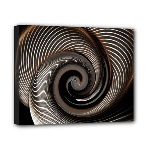 Abstract Background Curves Canvas 10  X 8  by Amaryn4rt