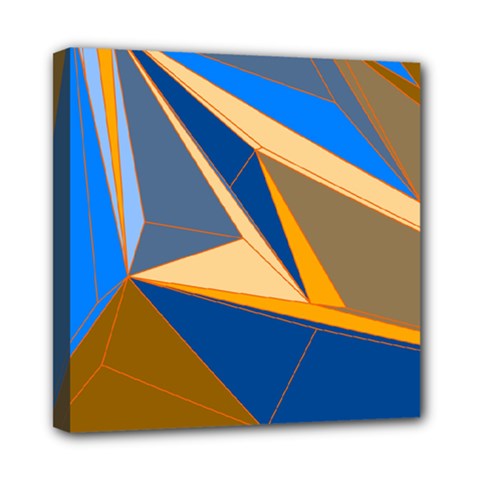 Abstract Background Pattern Mini Canvas 8  X 8  by Amaryn4rt