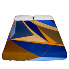 Abstract Background Pattern Fitted Sheet (california King Size) by Amaryn4rt