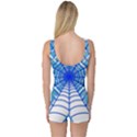 Cobweb Network Points Lines One Piece Boyleg Swimsuit View2