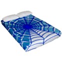 Cobweb Network Points Lines Fitted Sheet (California King Size) View2