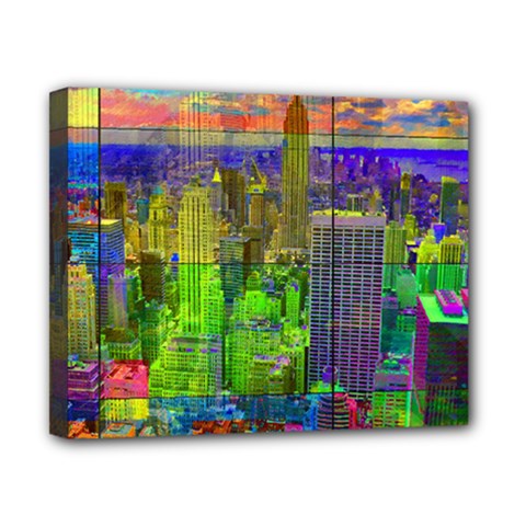 New York City Skyline Canvas 10  X 8  by Amaryn4rt