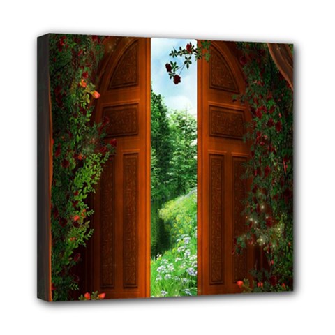 Beautiful World Entry Door Fantasy Mini Canvas 8  X 8  by Amaryn4rt