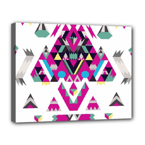 Geometric Play Canvas 14  X 11  by Amaryn4rt