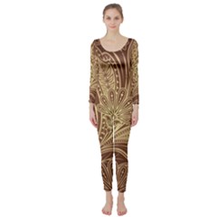 Beautiful Patterns Vector Long Sleeve Catsuit by Amaryn4rt