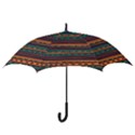 Ethnic Style Tribal Patterns Graphics Vector Hook Handle Umbrellas (Large) View3