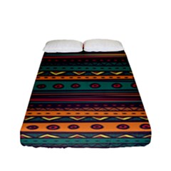 Ethnic Style Tribal Patterns Graphics Vector Fitted Sheet (full/ Double Size) by Amaryn4rt