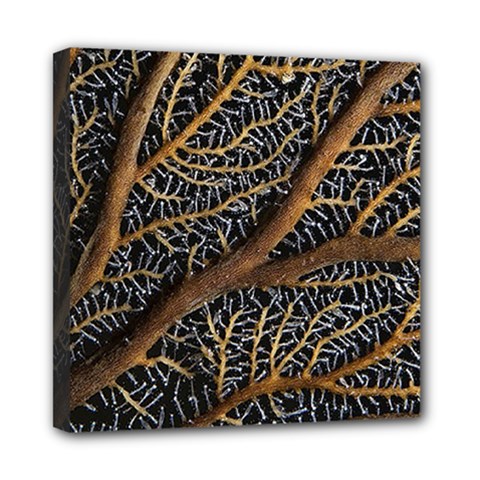 Trees Forests Pattern Mini Canvas 8  X 8  by Amaryn4rt