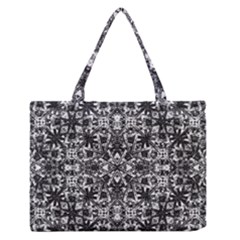 Modern Oriental Pattern Medium Zipper Tote Bag by dflcprints