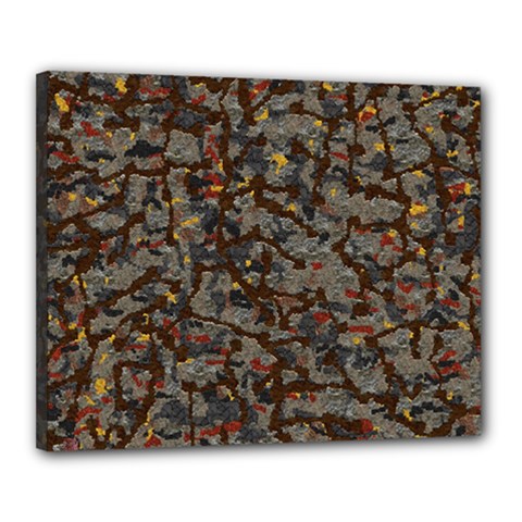 A Complex Maze Generated Pattern Canvas 20  X 16  by Amaryn4rt