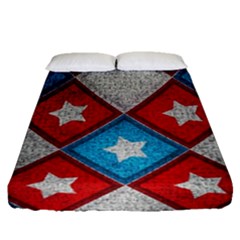 Atar Color Fitted Sheet (queen Size) by Amaryn4rt
