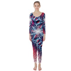 Creative Abstract Long Sleeve Catsuit by Amaryn4rt