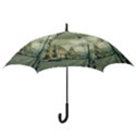 Historic Center Urban Scene At Riobamba City, Ecuador Hook Handle Umbrellas (Large) View3