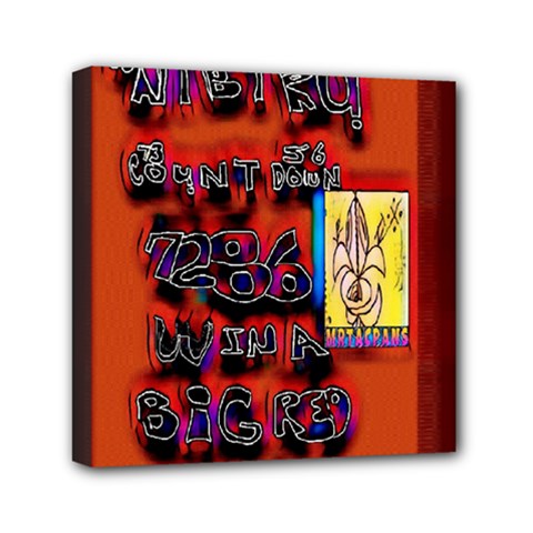 Big Red Sun Walin 72 Mini Canvas 6  X 6  by MRTACPANS