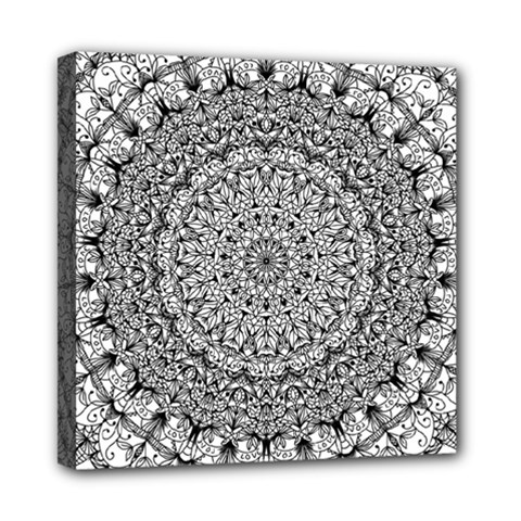 Mandala Boho Inspired Hippy Hippie Design Mini Canvas 8  X 8  by CraftyLittleNodes