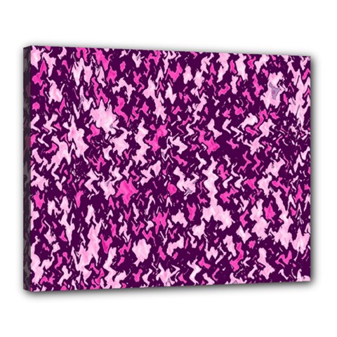 Chic Camouflage Colorful Background Canvas 20  X 16  by Simbadda