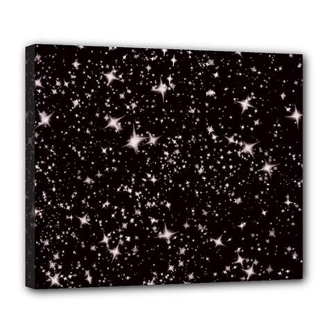 Black Stars Deluxe Canvas 24  X 20   by boho