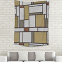 Fabric Textures Fabric Texture Vintage Blocks Rectangle Pattern Medium Tapestry View2