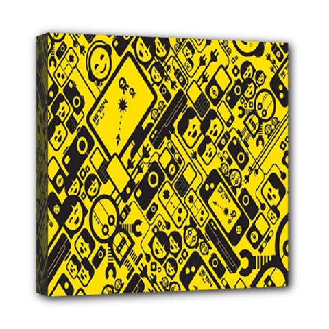 Test Steven Levy Mini Canvas 8  X 8  by Simbadda