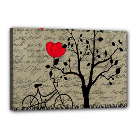 Love Letter Canvas 18  X 12  by Valentinaart
