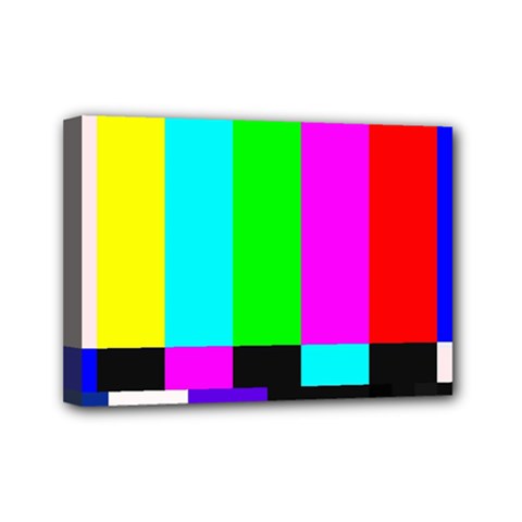 Color Bars & Tones Mini Canvas 7  X 5  by Simbadda